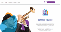 Desktop Screenshot of jazzforjustice.org